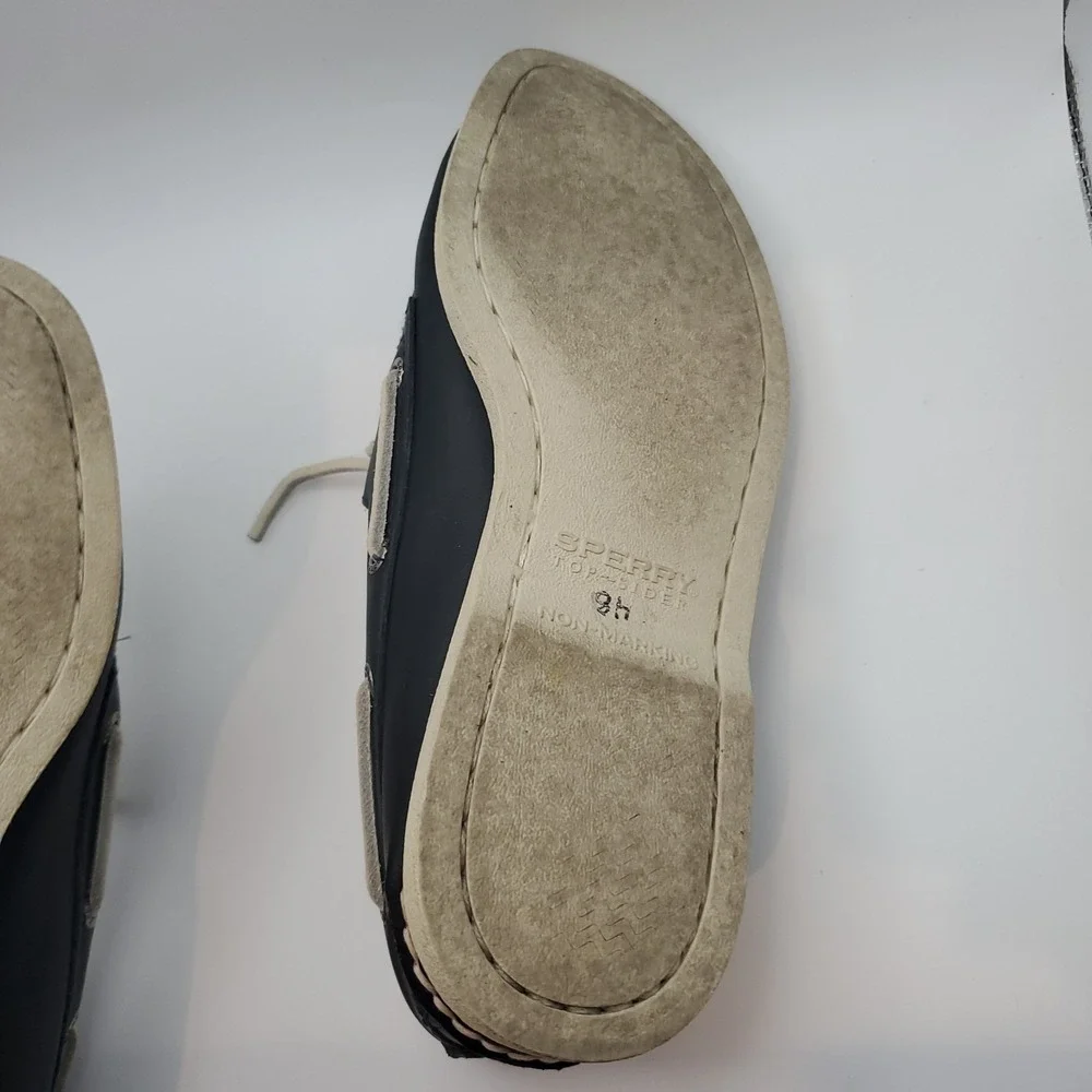 Sperry Top-Sider A/O Authentic Original 2 Eye Navy Boat Shoe Men's size 8 M